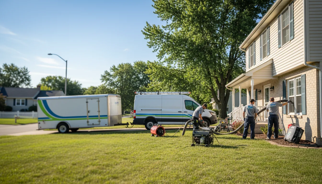 Flooded Basement Restoration And Cleanup With Repair in Camp Dennison, OH near me